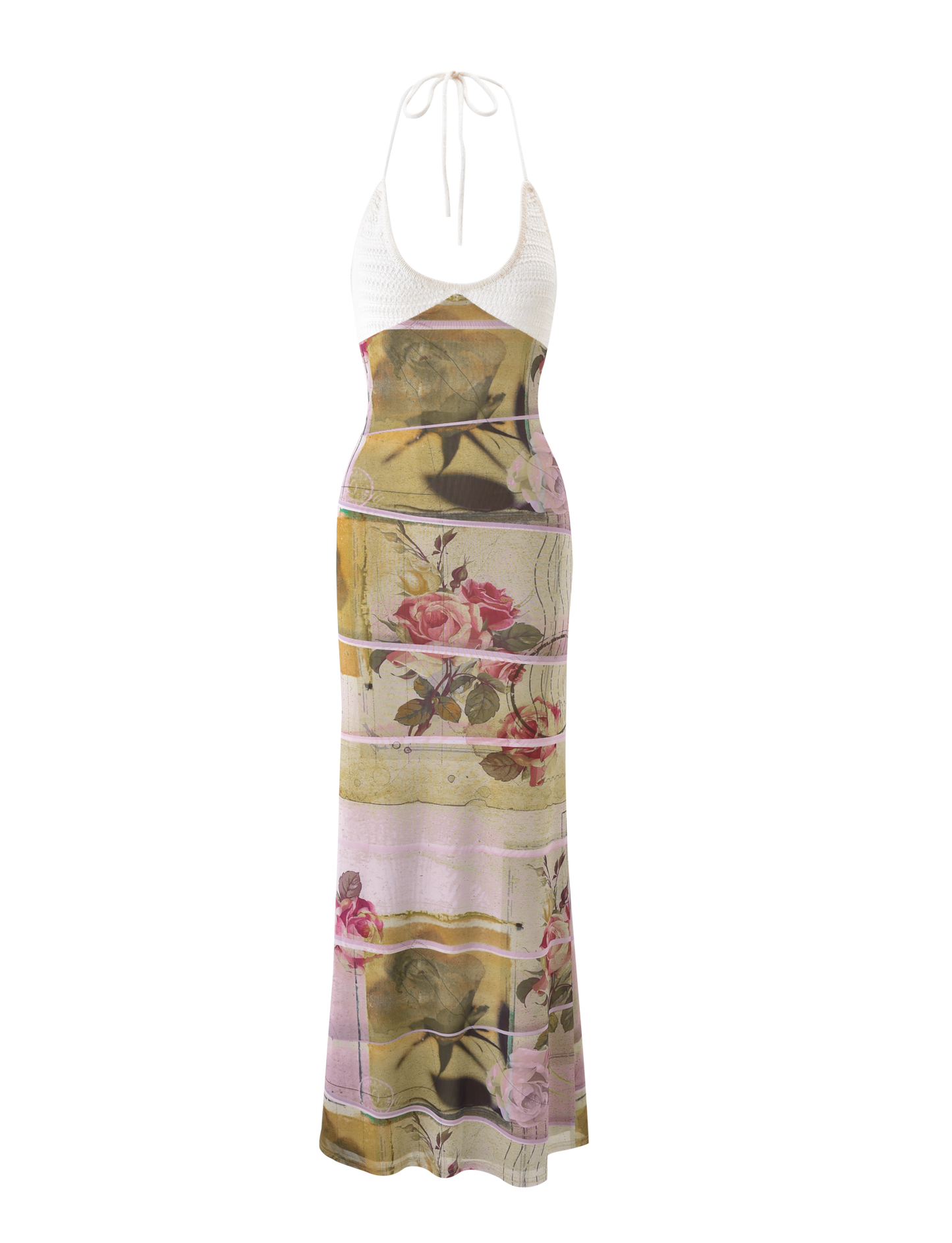 TILLEY MAXI DRESS - ROSE POSTCARD