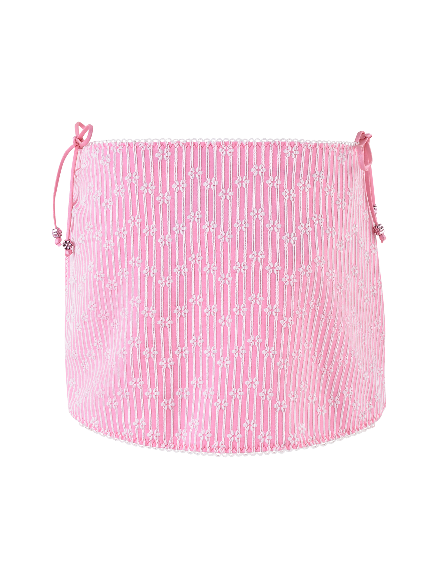SAHRA BIKINI 2PC BOTTOM - PINK FLOWER STRIPE