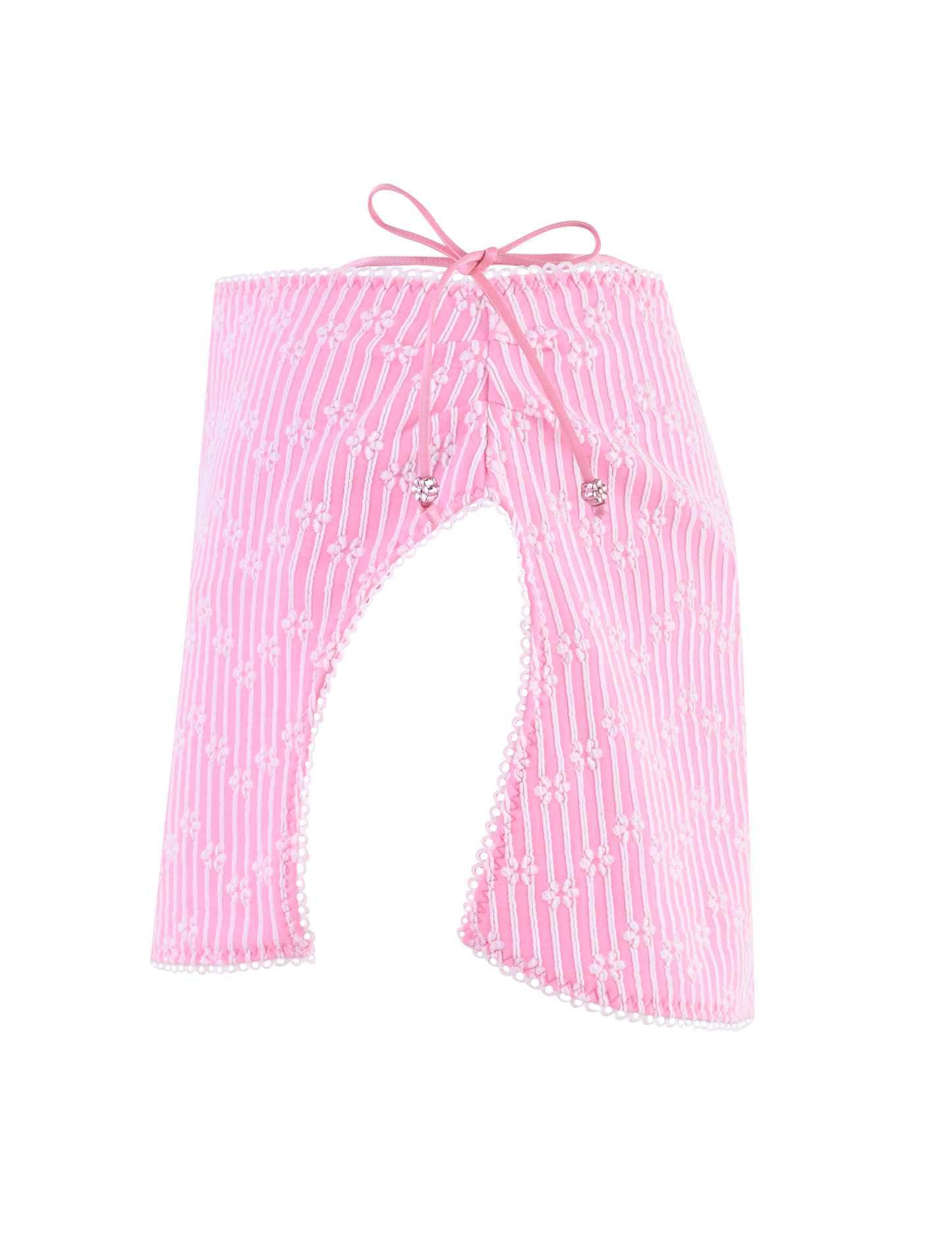 SAHRA BIKINI 2PC BOTTOM - PINK FLOWER STRIPE