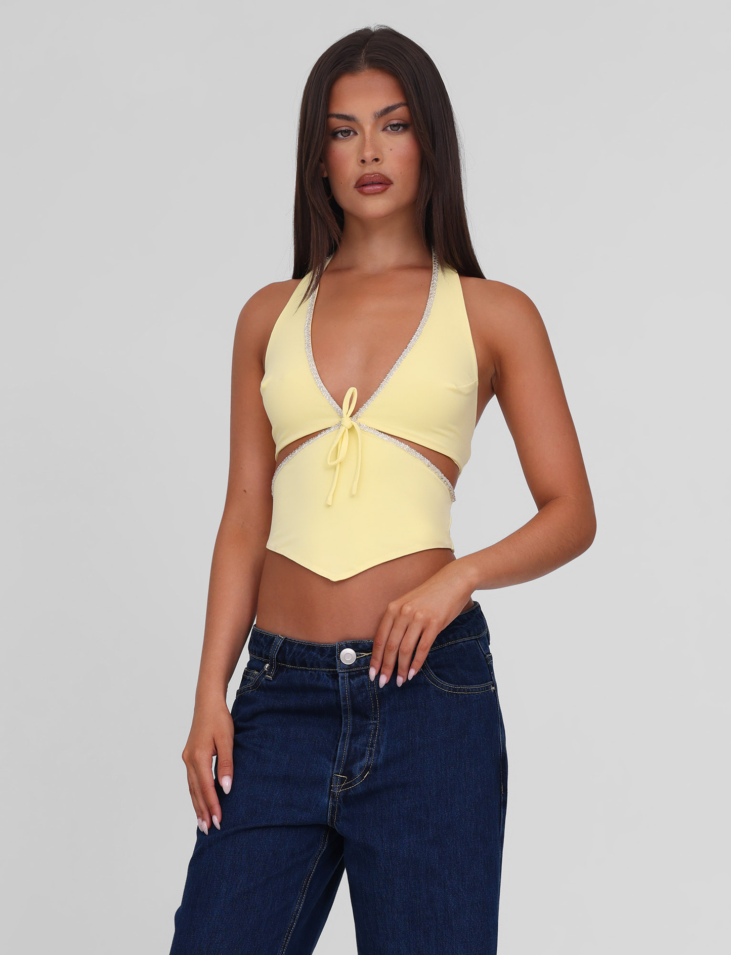 LIZZIE TOP - LEMON