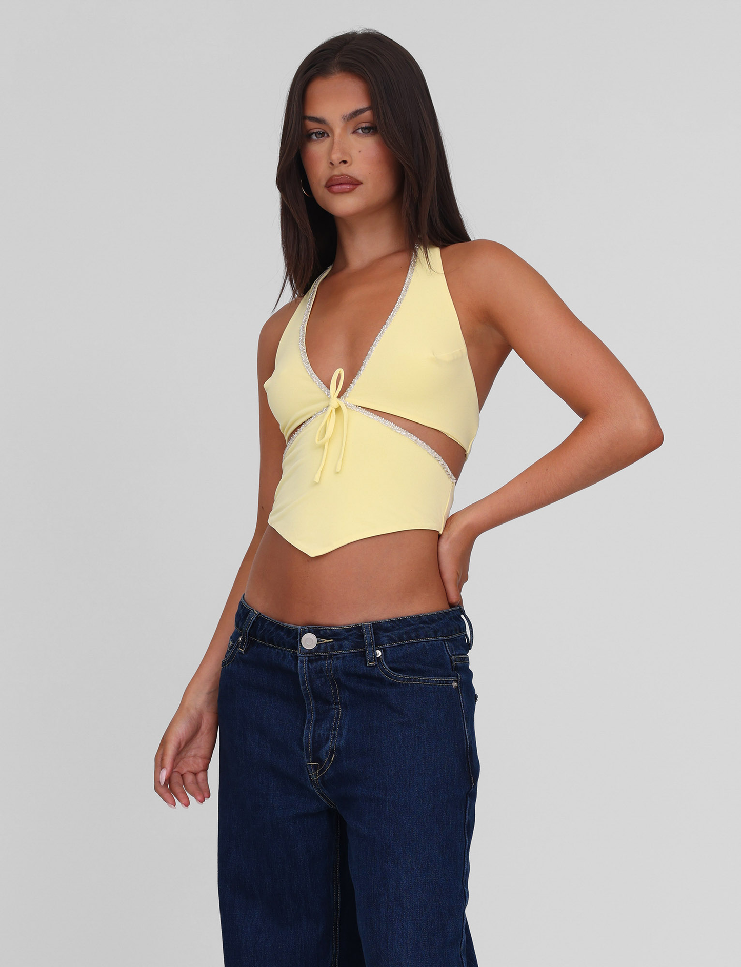 LIZZIE TOP - LEMON