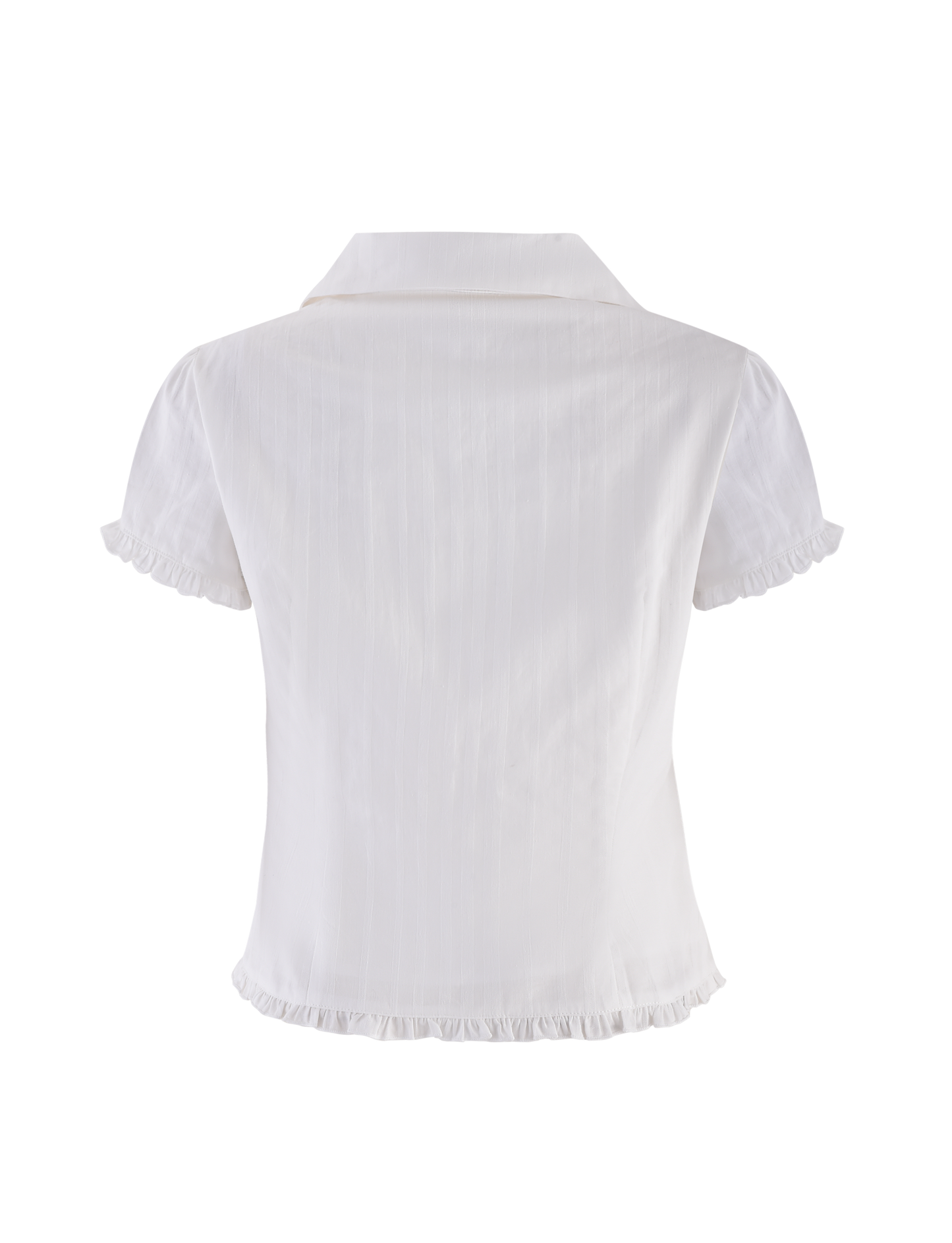 VALERIE SHORT SLEEVE SHIRT - WHITE