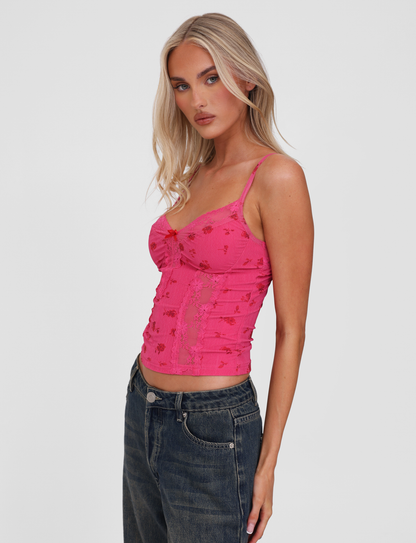 KHALIA TOP - DITSY FLORAL