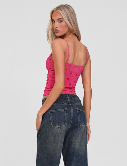 KHALIA TOP - DITSY FLORAL