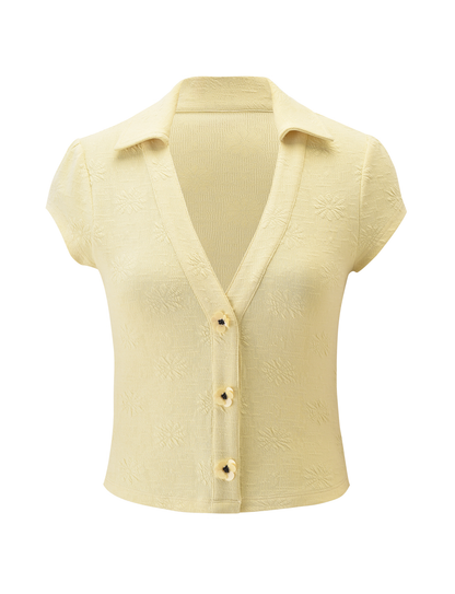 QUINLAN TOP - LEMON