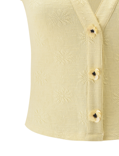 QUINLAN TOP - LEMON