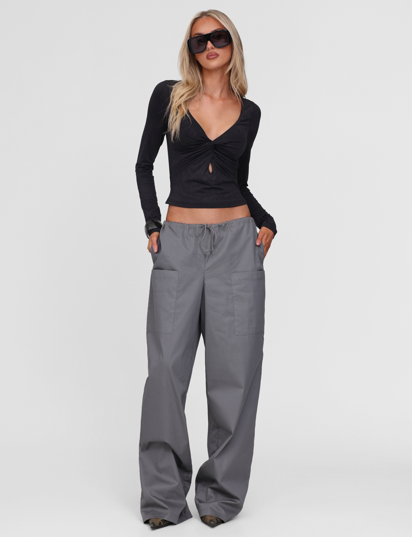 TYSHA PANT - CHARCOAL