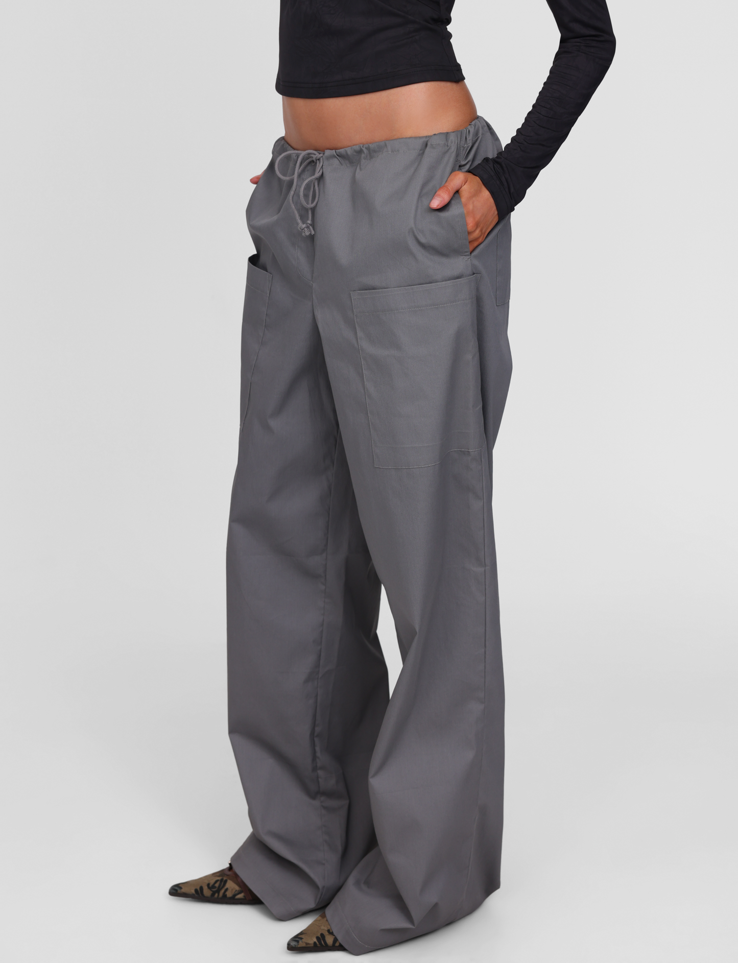 TYSHA PANT - CHARCOAL