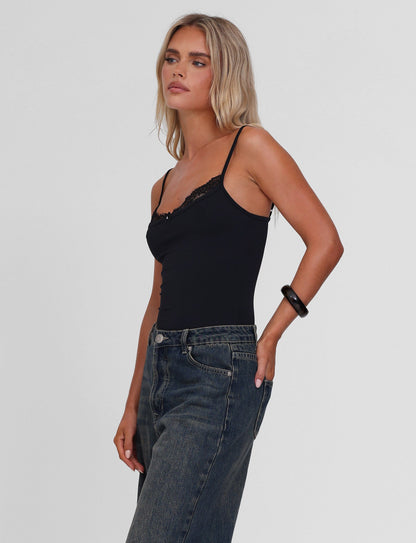 ASTRID BODYSUIT - BLACK