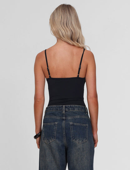 ASTRID BODYSUIT - BLACK