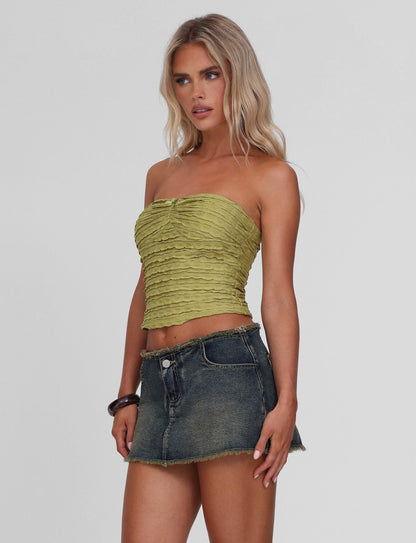 ROSALYN TOP - GREEN