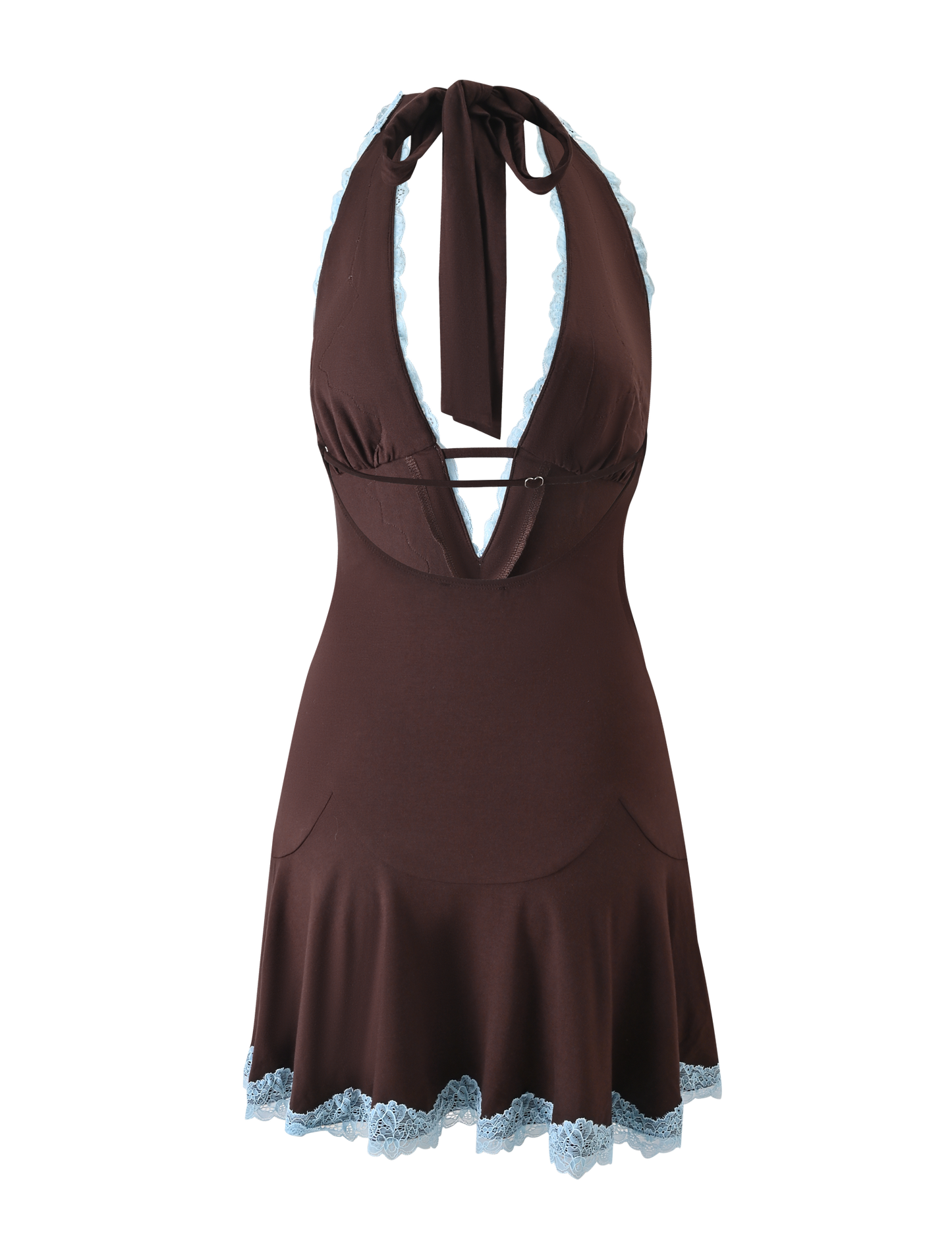 TALIYAH MINI DRESS - CHOCOLATE