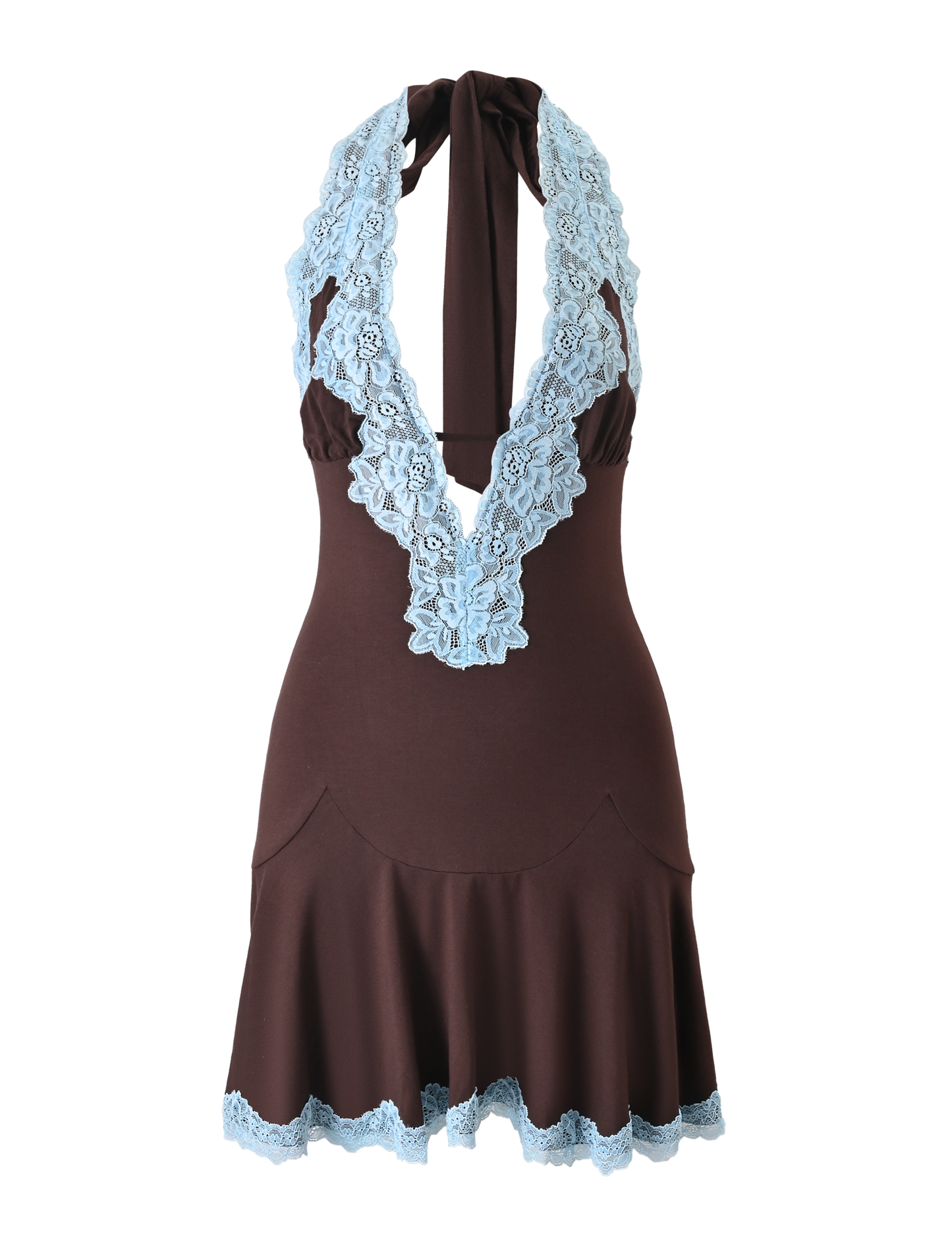 TALIYAH MINI DRESS - CHOCOLATE