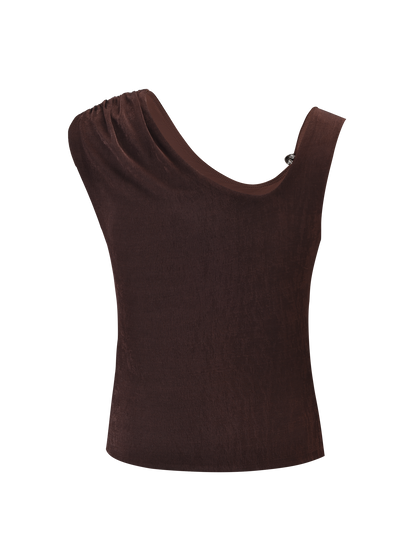 CASSIAN TOP - CHOCOLATE