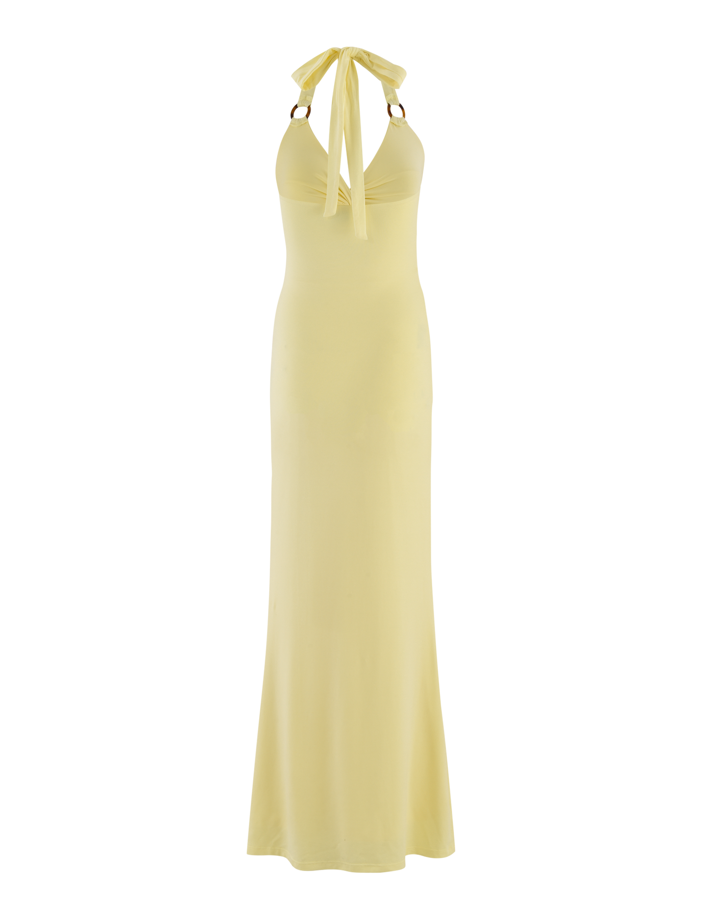 ZENEVA MAXI DRESS - LEMON