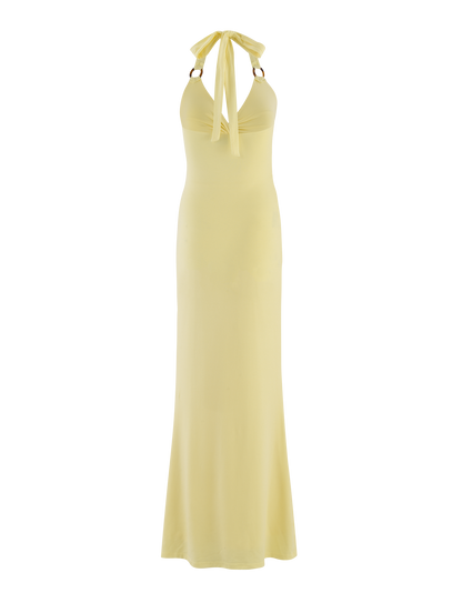 ZENEVA MAXI DRESS - LEMON