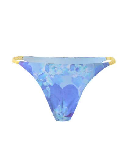 EMBERLAIN BIKINI BOTTOM - BLUE MACRO FLORAL