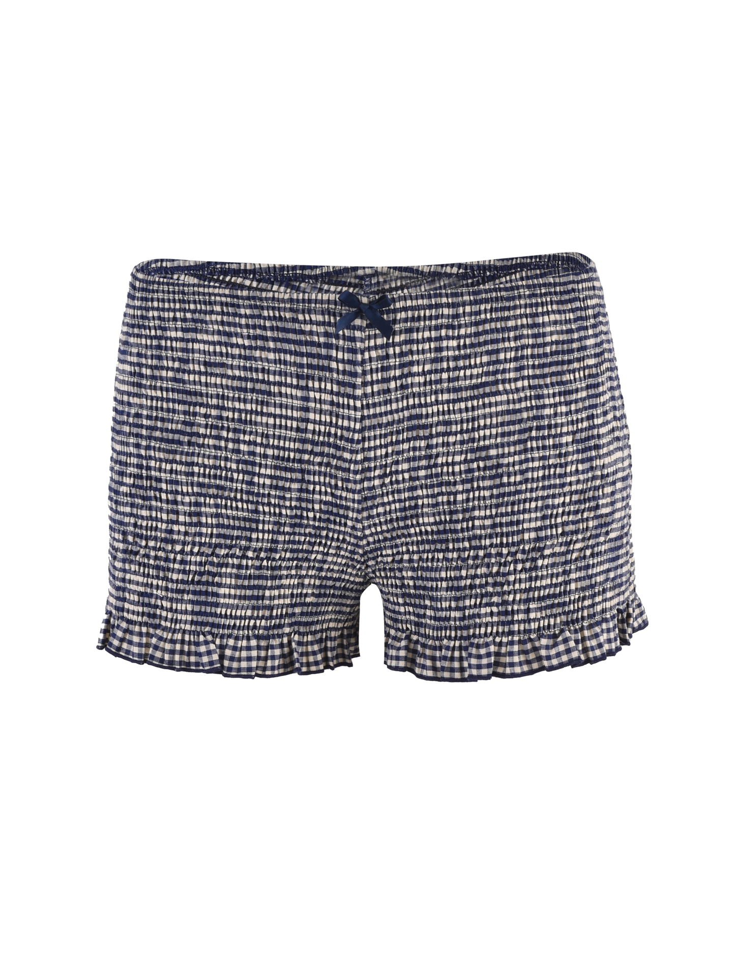 ERYNN SHORTS - NAVY GINGHAM