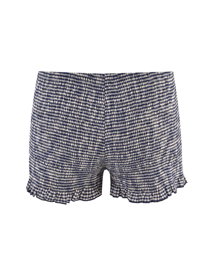 ERYNN SHORTS - NAVY GINGHAM
