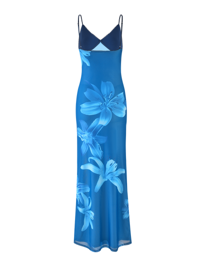 ALAINA DRESS - BLUE ORCHID