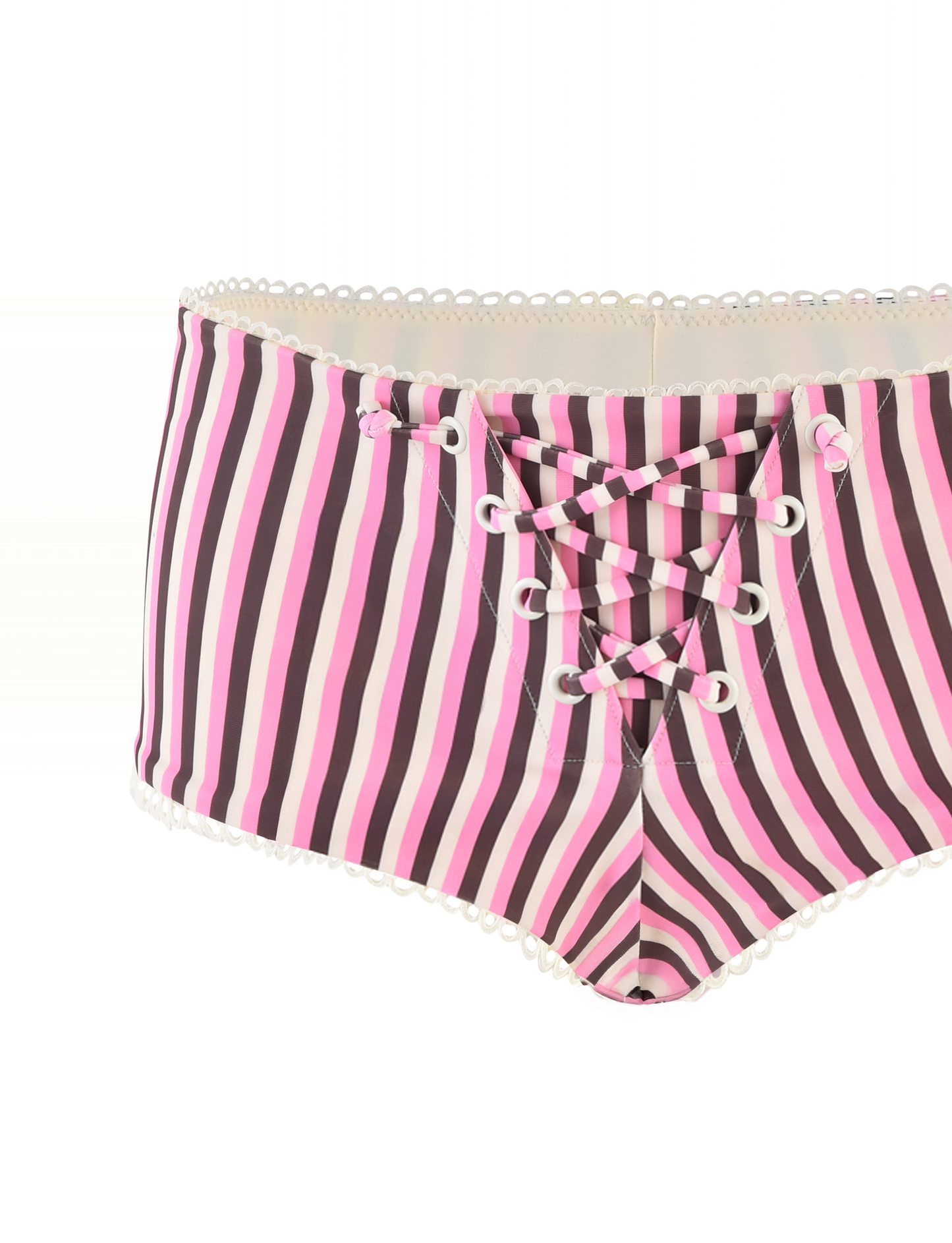 DAZZLE BIKINI BOTTOM - STRIPE
