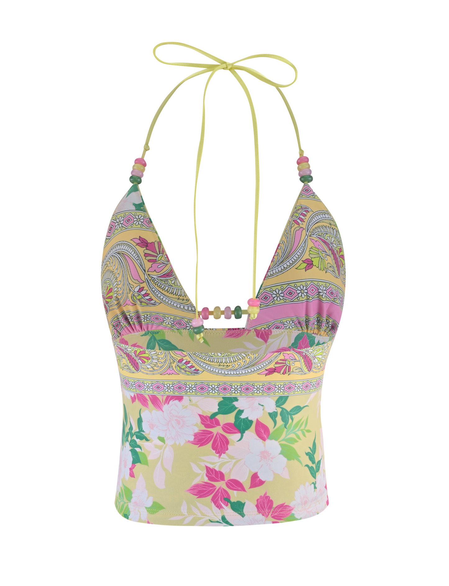 FINLEA TANKINI TOP - PAISLEY BORDER