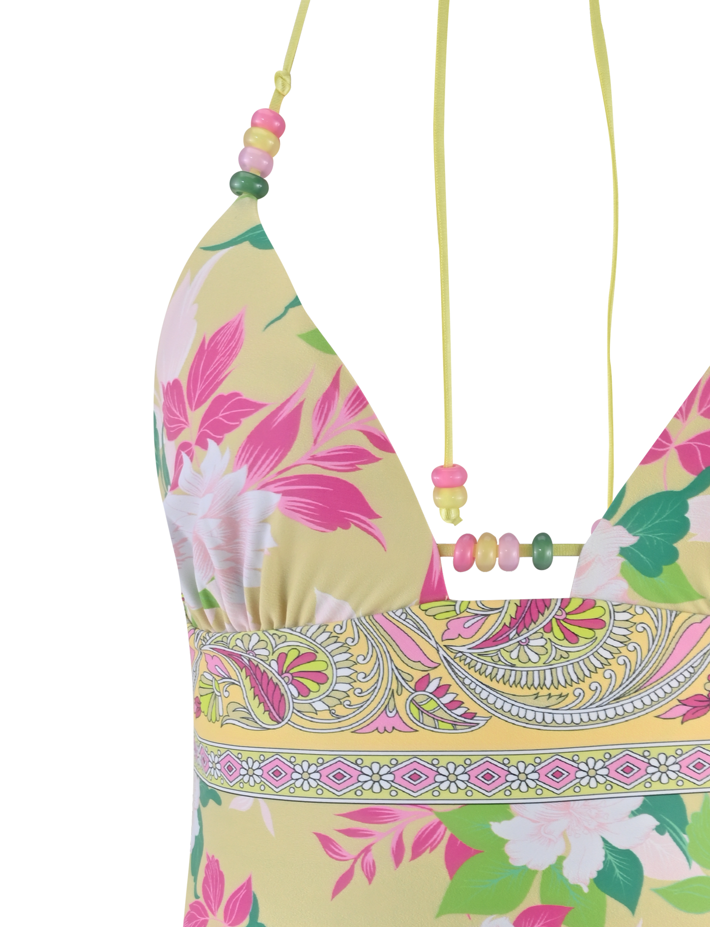 FINLEA TANKINI TOP - PAISLEY BORDER