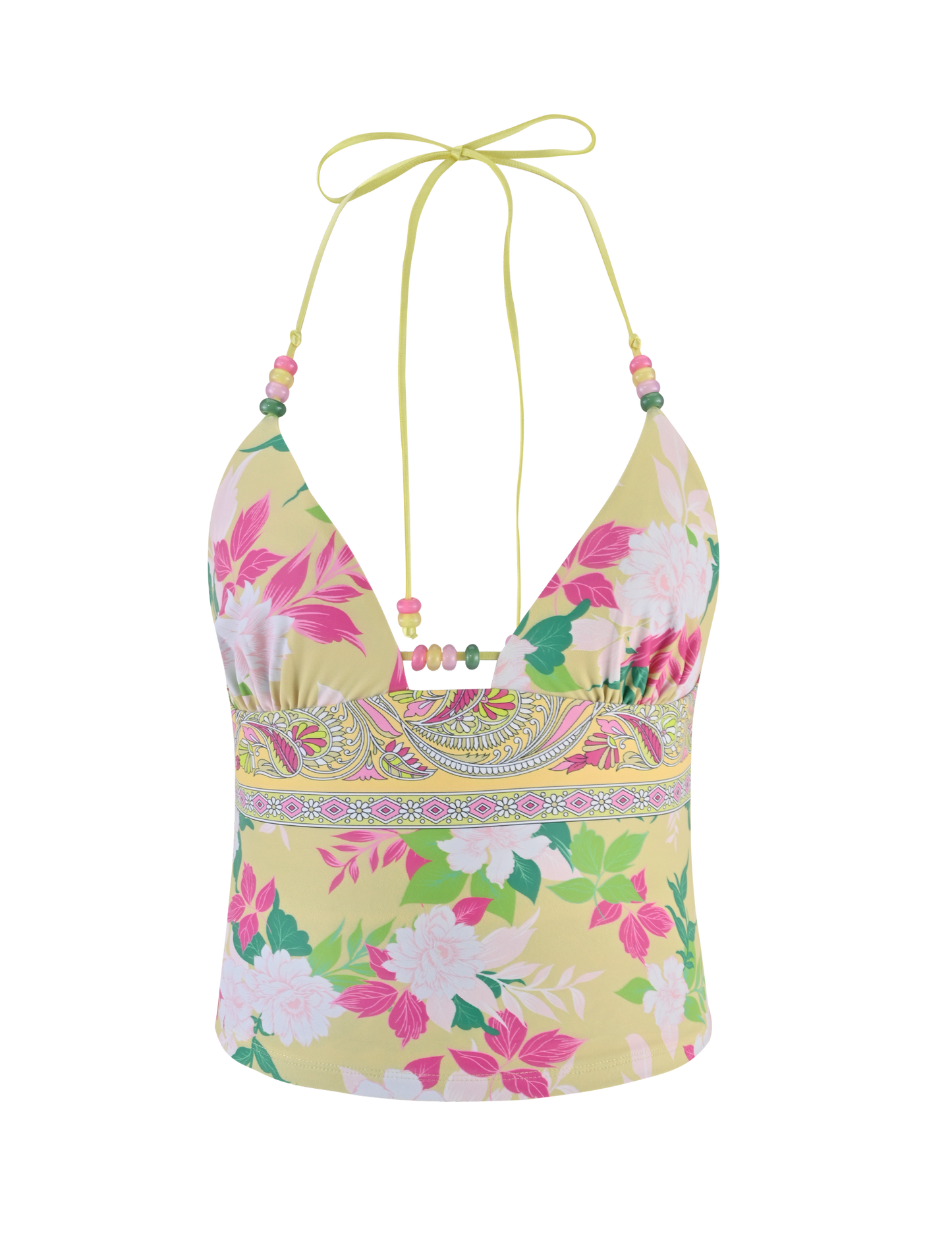 FINLEA TANKINI TOP - PAISLEY BORDER