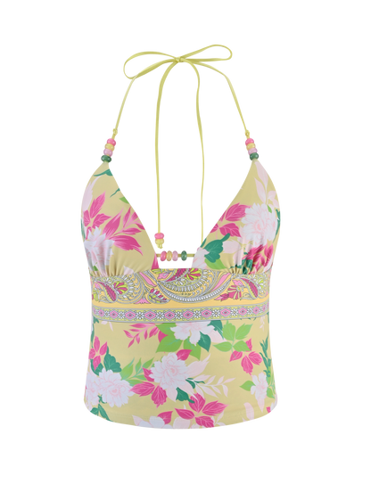 FINLEA TANKINI TOP - PAISLEY BORDER