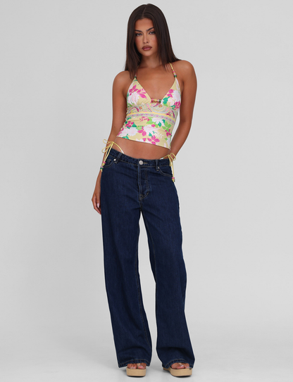 FINLEA TANKINI TOP - PAISLEY BORDER