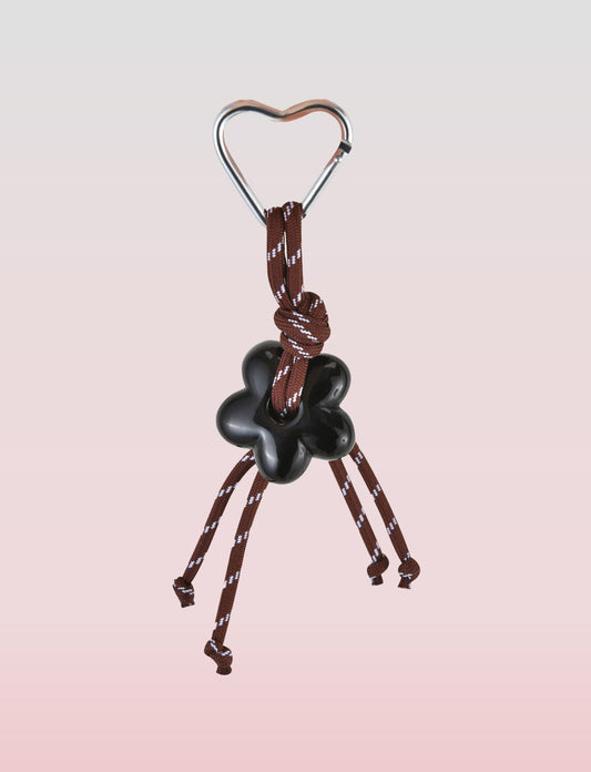 MIRIAM KEYCHAIN - CHOCOLATE