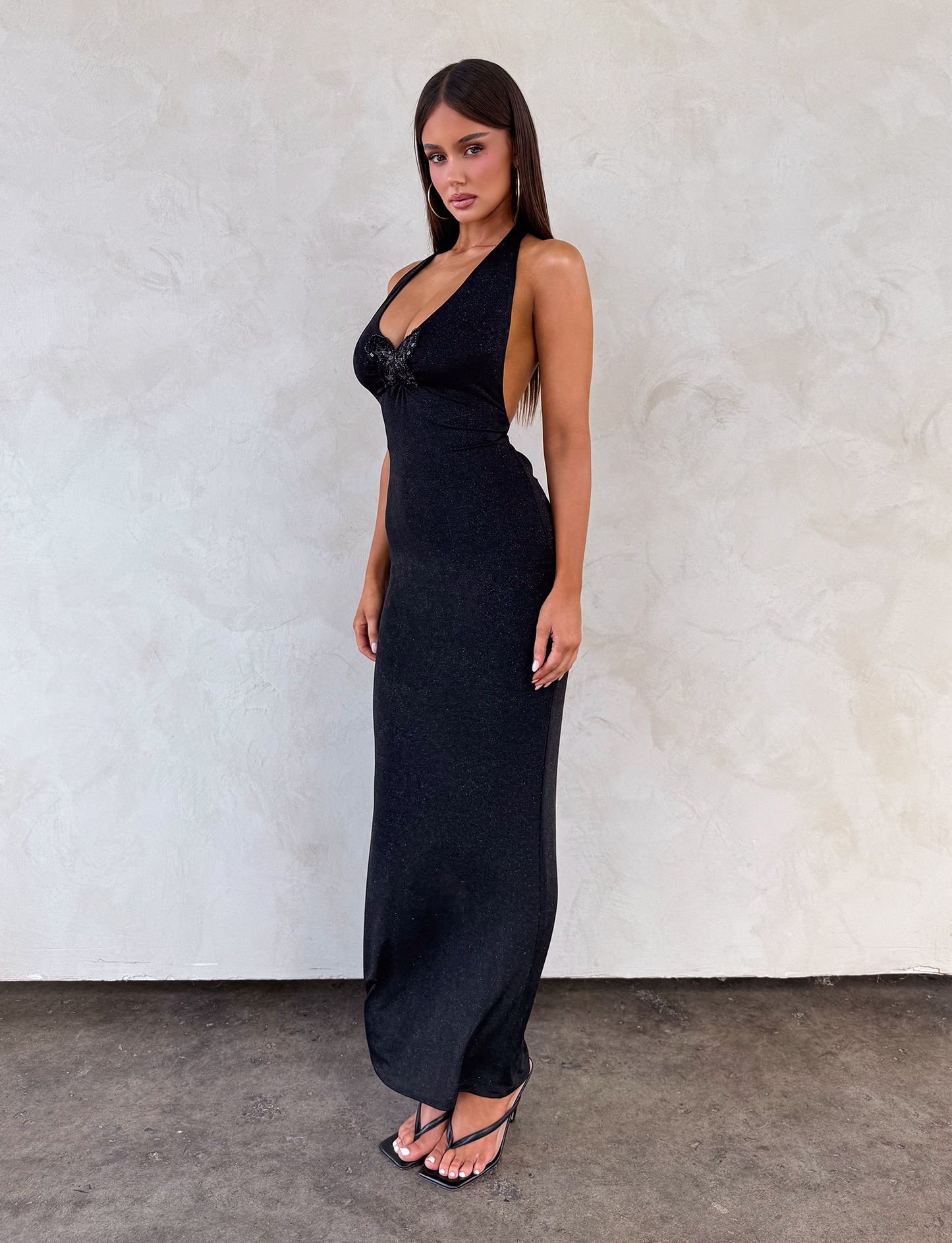 ASTORIA MAXI DRESS - BLACK