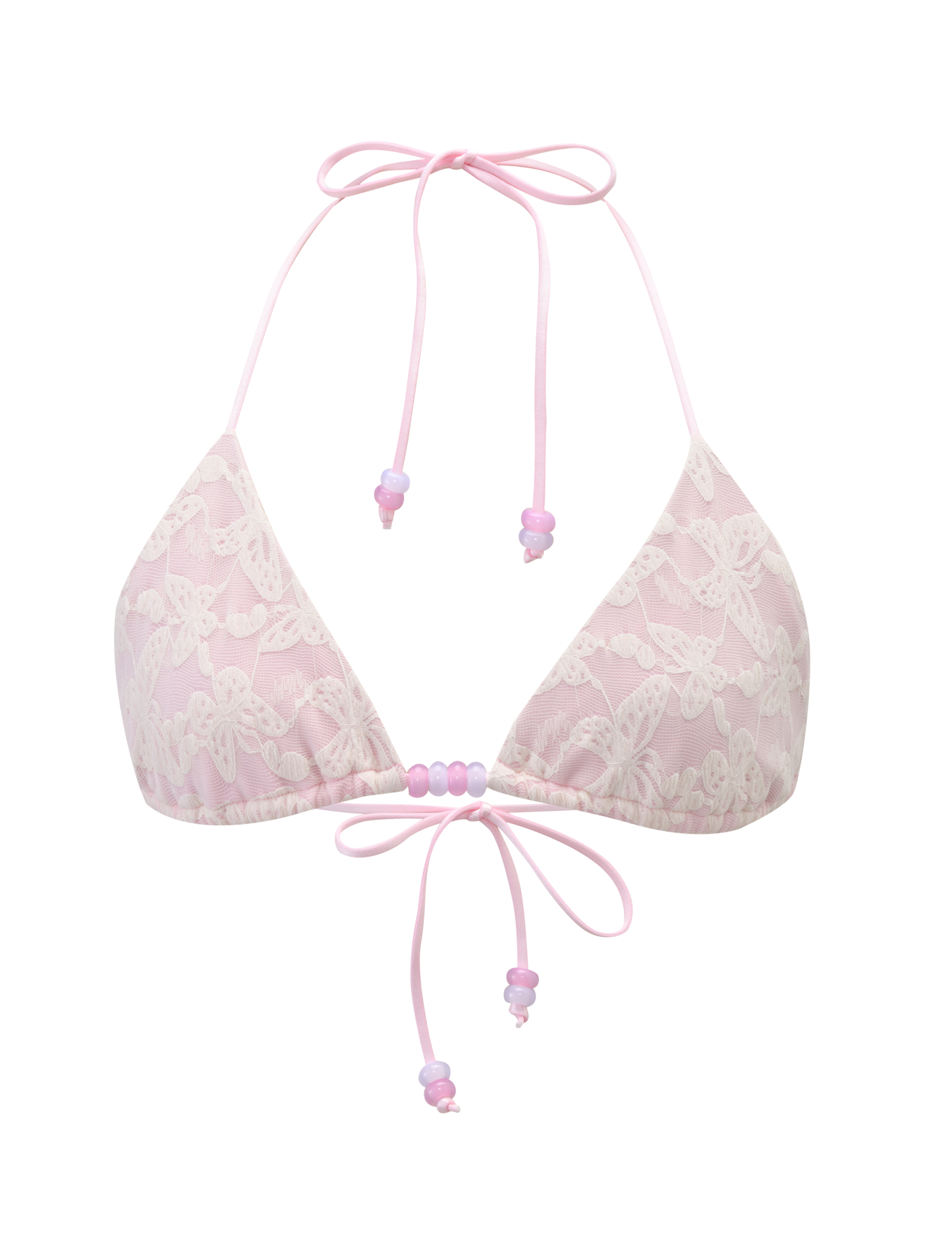 BRIGITTE BIKINI TOP - IVORY LACE