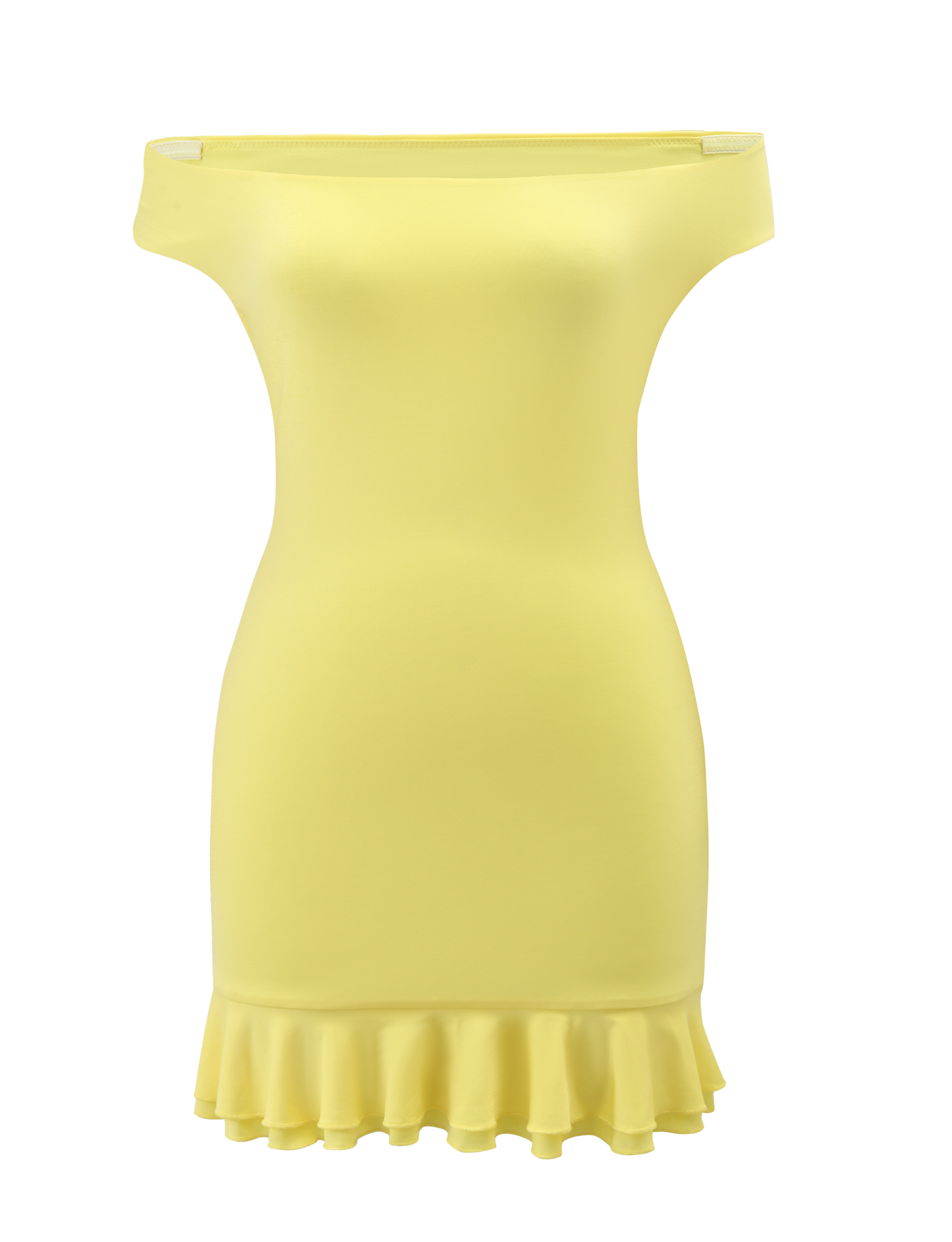 CLIA MINI DRESS - LEMON