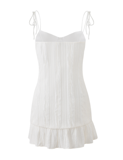 RANIA MINI DRESS - OFF WHITE