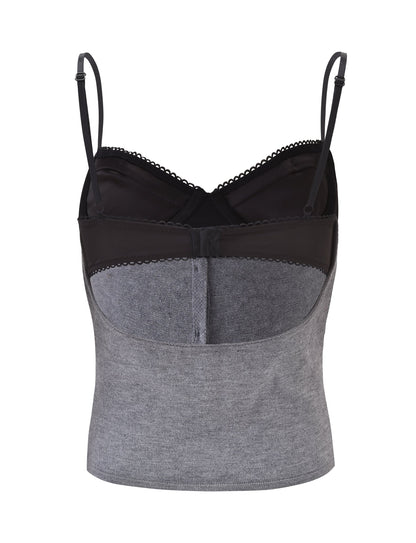 ROWENA TOP - GREY
