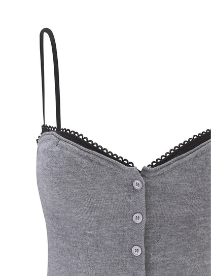 ROWENA TOP - GREY