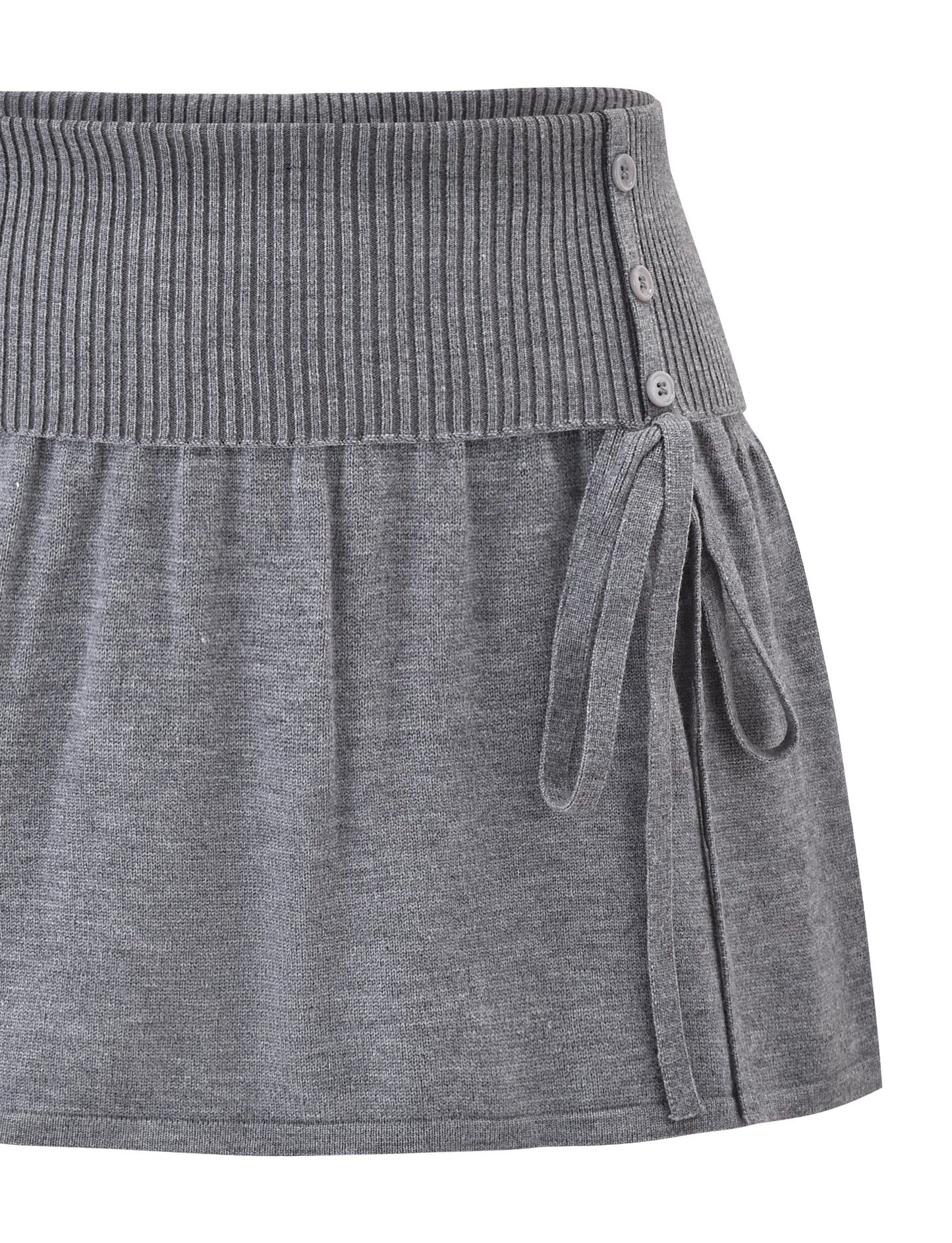 ROWENA MINI SKIRT - GREY