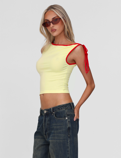 ALIRA TOP - YELLOW