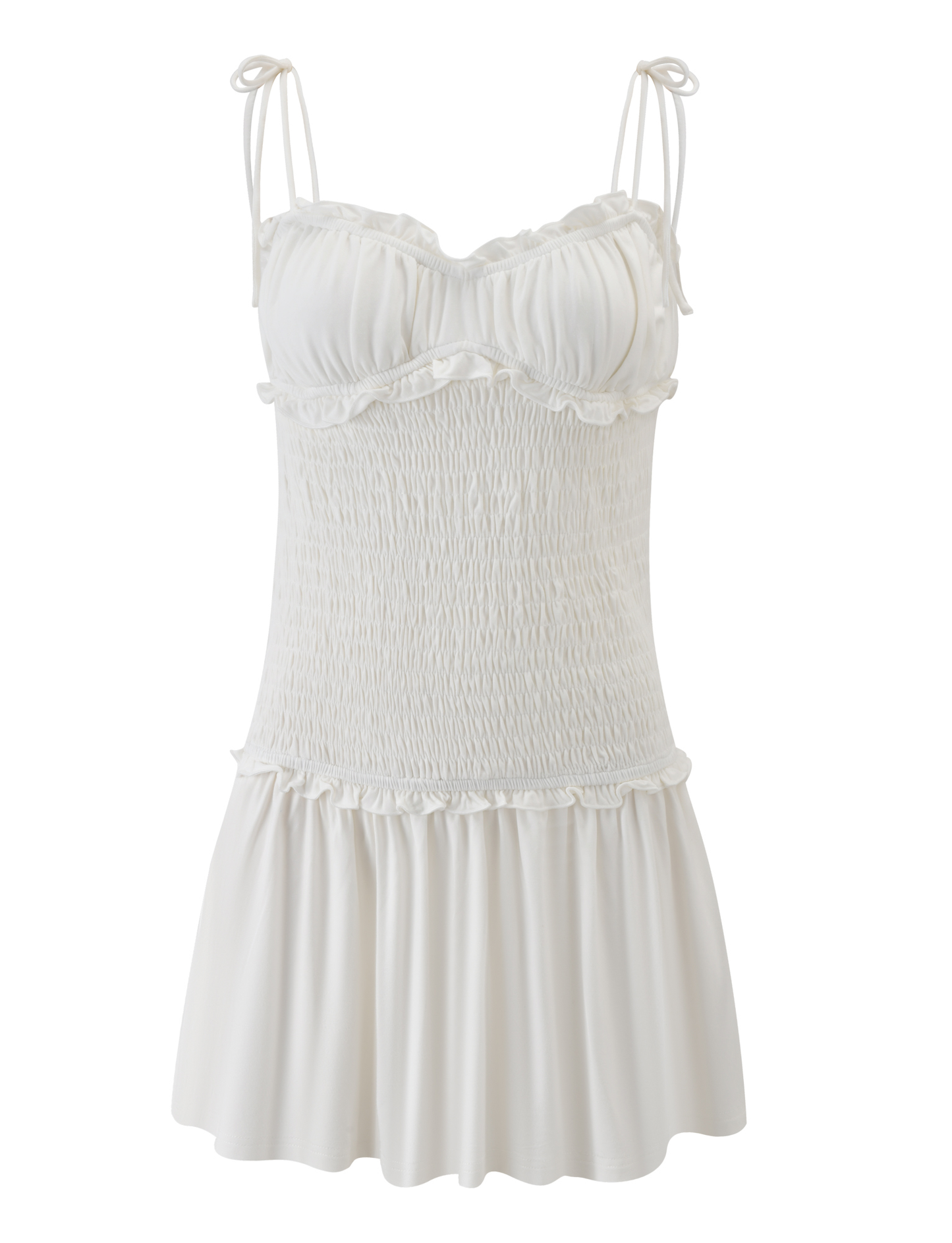 SAFIRA MINI DRESS - WHITE