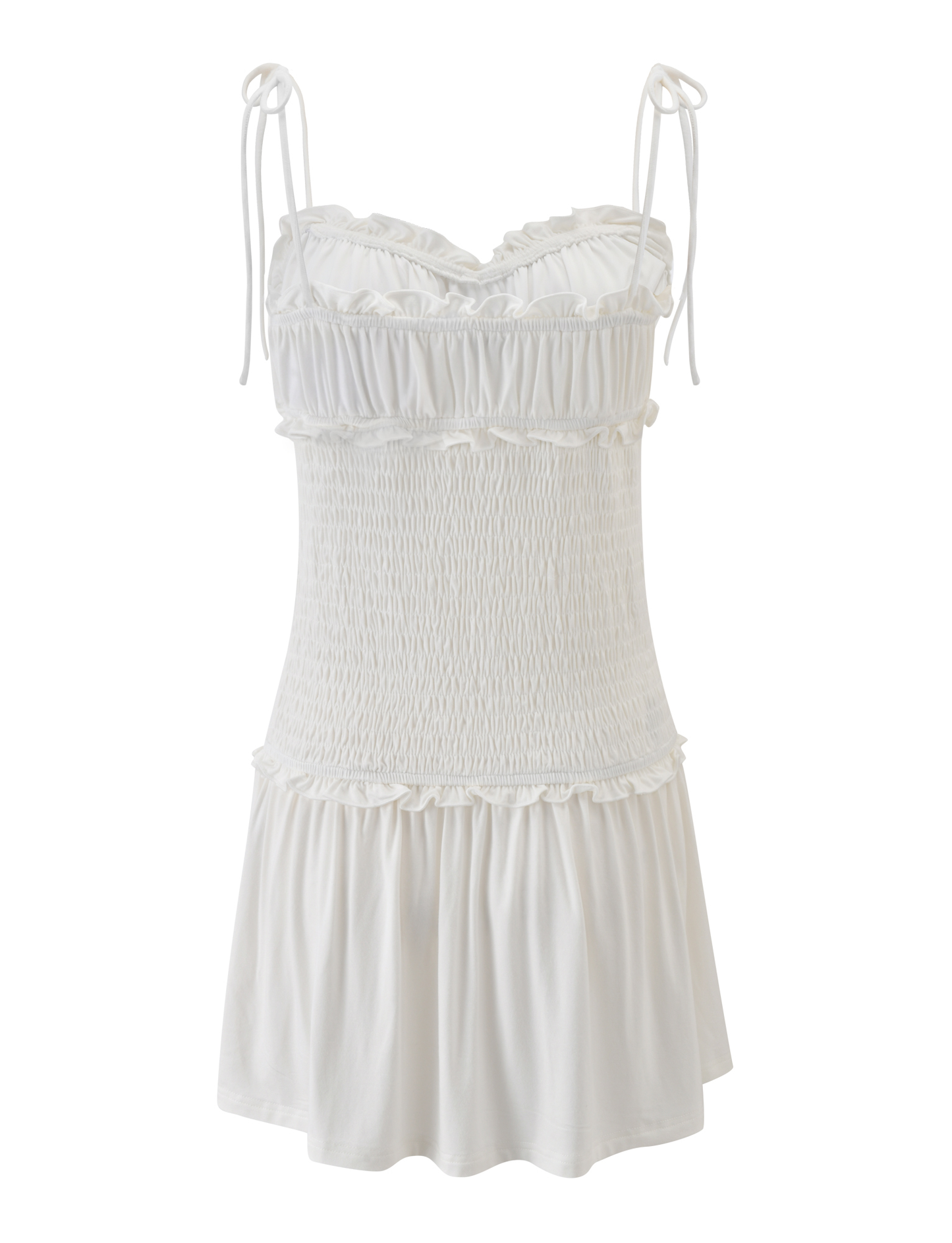 SAFIRA MINI DRESS - WHITE