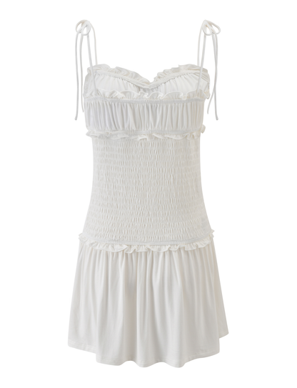 SAFIRA MINI DRESS - WHITE