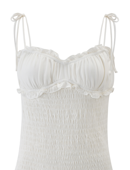 SAFIRA MINI DRESS - WHITE