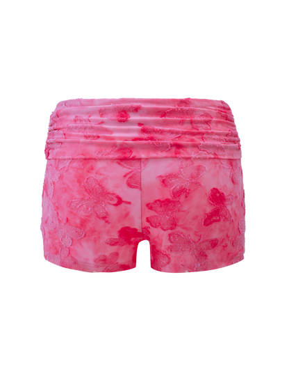 PATRIZIA SHORT - PINK BUTTERFLY