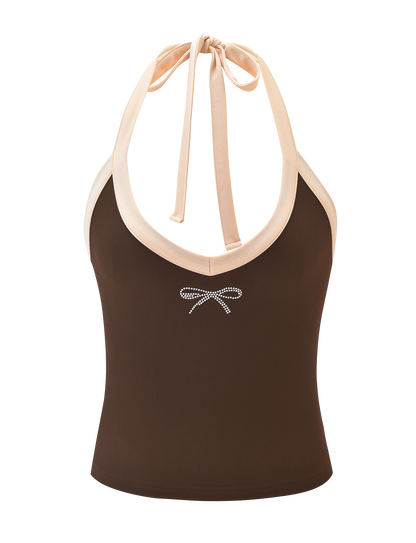 ALYSIA TOP - CHOCOLATE