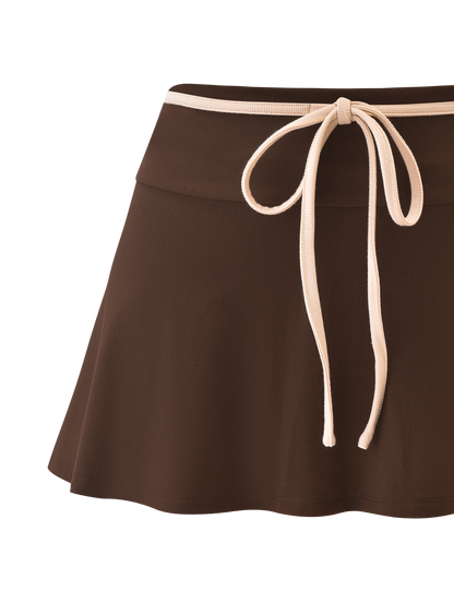 ALYSIA SKORT - CHOCOLATE