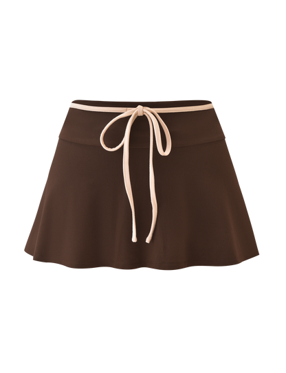 ALYSIA SKORT - CHOCOLATE