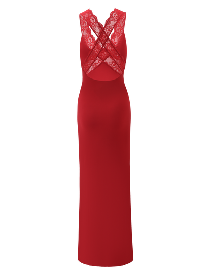 SERAPHINE MAXI DRESS - RED