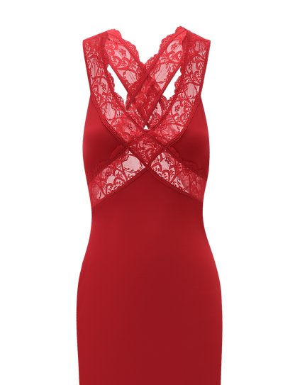 SERAPHINE MAXI DRESS - RED