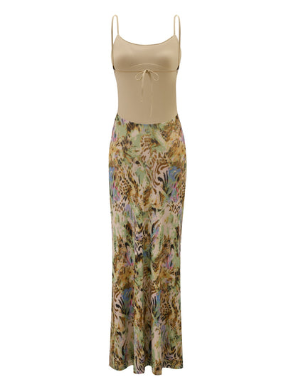 ELYSIUM MAXI DRESS - ANIMAL SWIRL